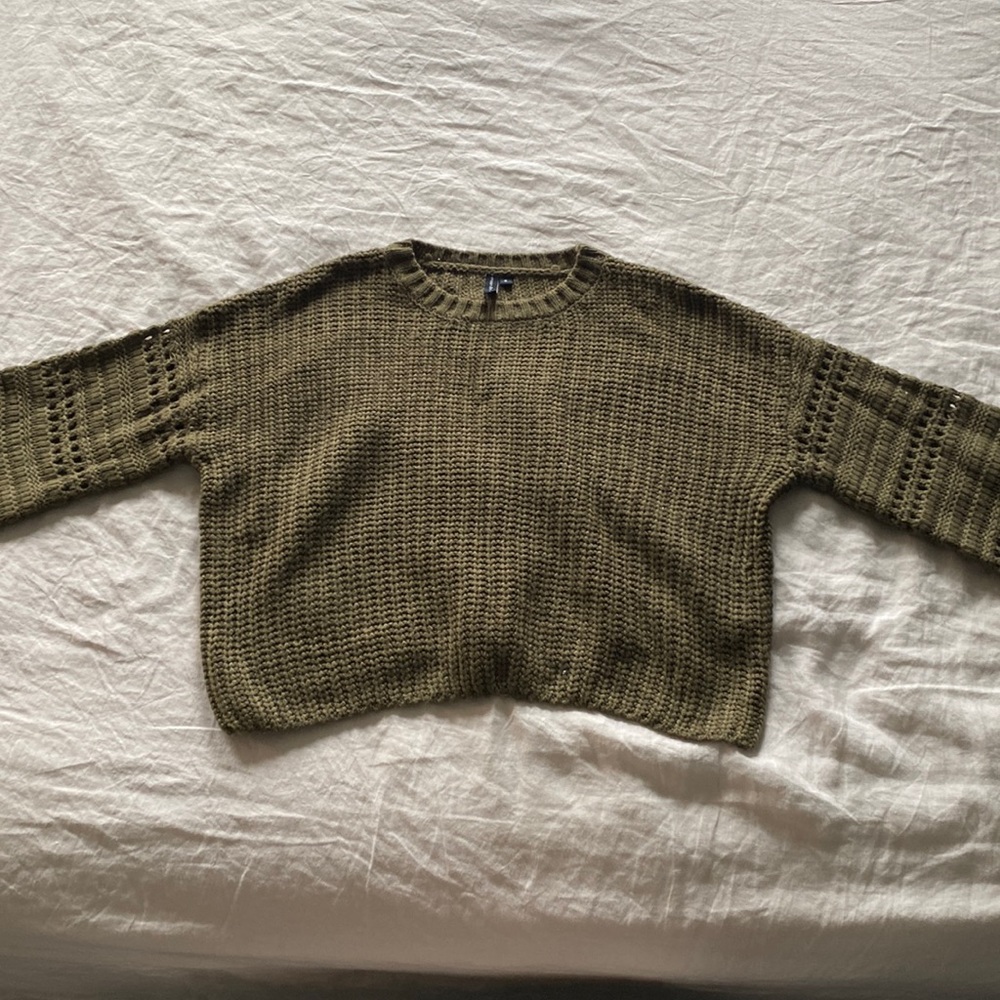 Dark green sweater